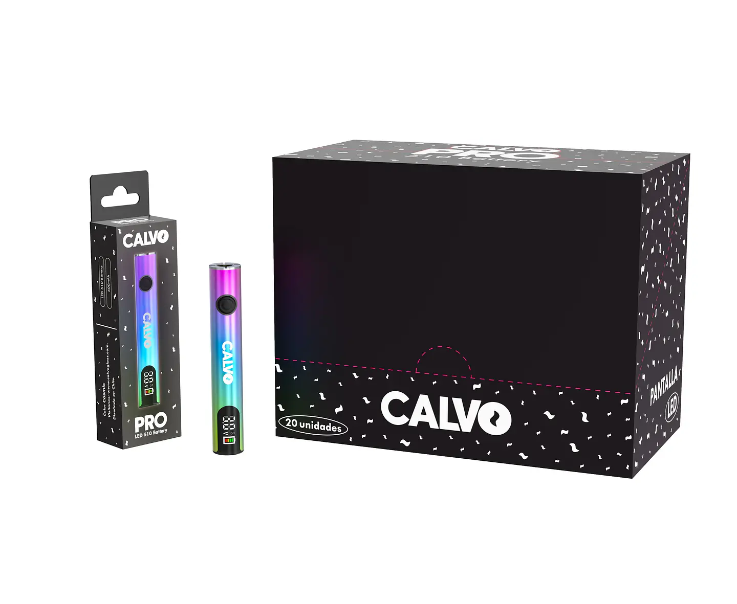 Bateria 510 Led 400Mah -Calvo Glass (Color a elección) 1