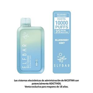 Elfbar Bc10000 Blueberry Mint-Vape Recargable 10000 Puffs