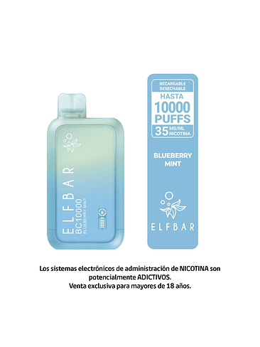 ELFBAR BC10000 BLUEBERRY MINT-VAPE RECARGABLE 10000 PUFFS 1