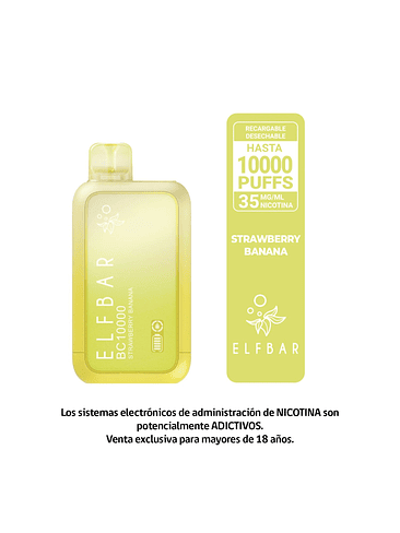 ELFBAR BC10000 STRAWBERRY BANANA - VAPE RECARGABLE 10000 PUFFS 1