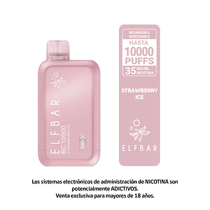 Elfbar Bc10000 Strawberry Ice - Vape Recargable 10000 Puffs