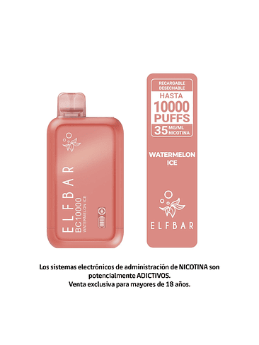 ELFBAR BC10000 WATERMELON ICE - VAPE RECARGABLE 10000 PUFFS 1
