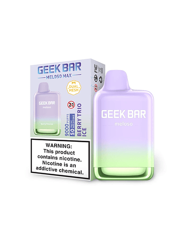 VAPORIZADOR MELOSO MAX 9000 BERRY TRIO ICE-GEEKBAR 1