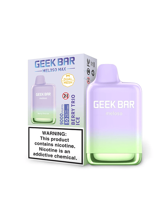 VAPORIZADOR MELOSO MAX 9000 BERRY TRIO ICE-GEEKBAR 1