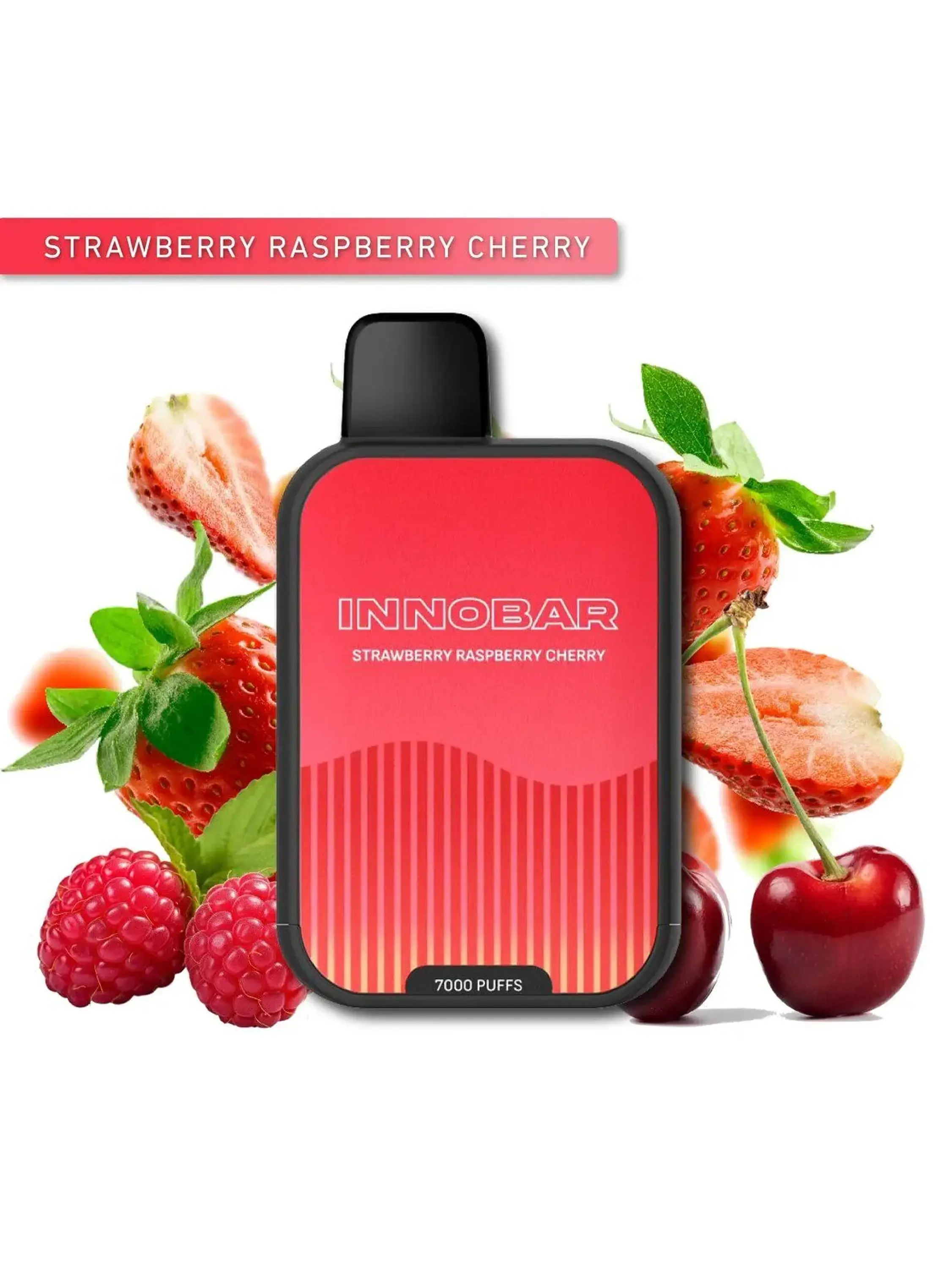 Vaporizador Innobar 7000 Zero Strawberry Raspberry Cherry-Innobar 1