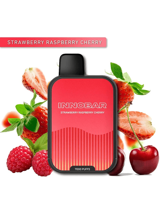 VAPORIZADOR INNOBAR 7000 ZERO STRAWBERRY RASPBERRY CHERRY-INNOBAR 1