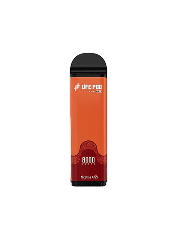 RECARGA 8000 PUFF APPLE BERRIES ICE 4.5%-LIFE POD 1