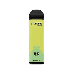 RECARGA 8000 PUFF GREEN GRAPE ICE 4.5%-LIFE POD