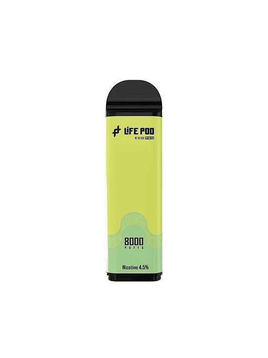 RECARGA 8000 PUFF GREEN GRAPE ICE 4.5%-LIFE POD 1