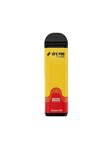RECARGA 8000 PUFF PASSION FRUIT MANGO 4.5%-LIFE POD 1