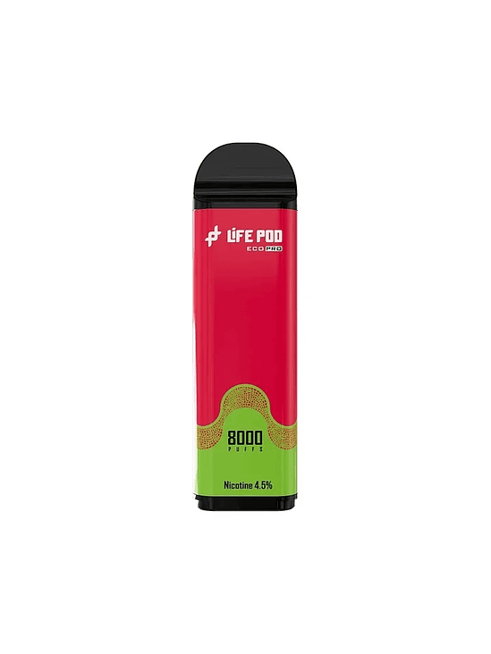 RECARGA 8000 PUFF STRAWBERRY KIWI 4.5%-LIFE POD 1