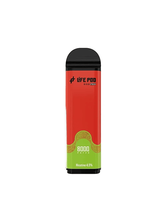 RECARGA 8000 PUFF WATERMELON ICE 4.5%-LIFE POD 1