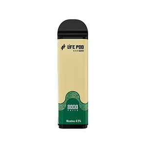 Recarga 8000 Puff White Mocha Ice 4.5%-Life Pod
