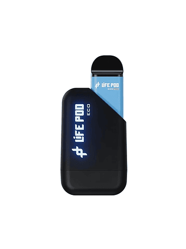 VAPORIZADOR ECO PRO KIT BLUE RAZZ ICE 4.5%-LIFE POD 1
