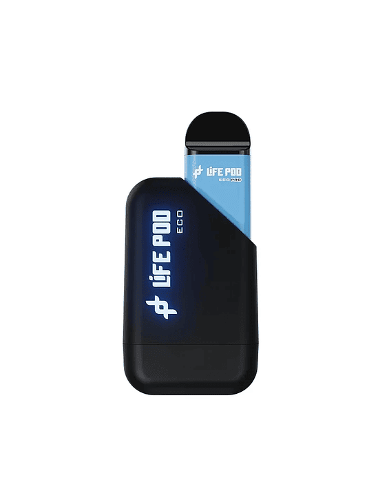VAPORIZADOR ECO PRO KIT BLUE RAZZ ICE 4.5%-LIFE POD 1