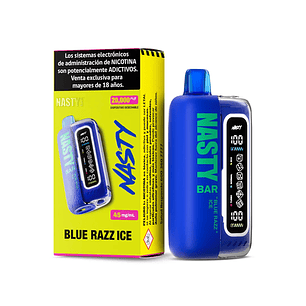 VAPORIZADOR BAR 20000  BLUE RAZZ ICE- NASTY