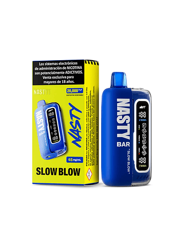 VAPORIZADOR BAR 20000  SLOW BLOW- NASTY 1