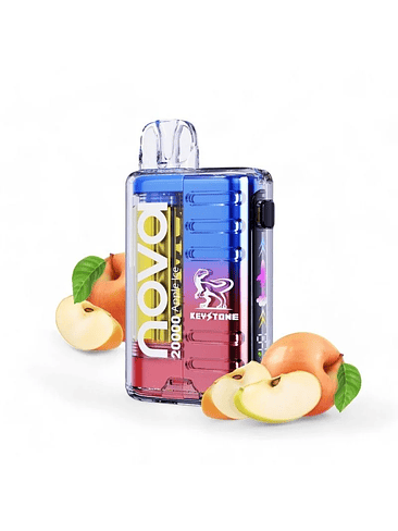 VAPORIZADOR DESECHABLE NOVA 20000 ZERO APPLE ICE-KEYSTONE 1