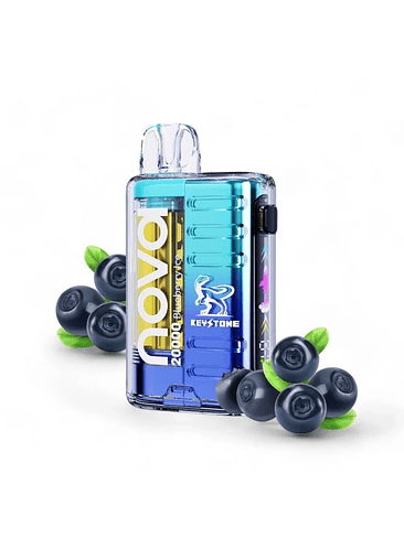 VAPORIZADOR DESECHABLE NOVA 20000 ZERO BLUEBERRY ICE-KEYSTONE 1