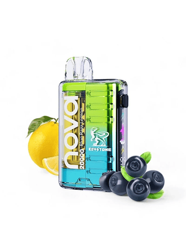 VAPORIZADOR DESECHABLE NOVA 20000 ZERO BLUE RAZZ-KEYSTONE 1