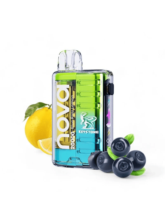 VAPORIZADOR DESECHABLE NOVA 20000 ZERO BLUE RAZZ-KEYSTONE 1