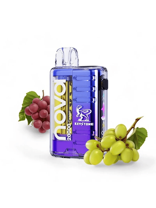 VAPORIZADOR DESECHABLE NOVA 20000 ZERO GRAPE-KEYSTONE 1