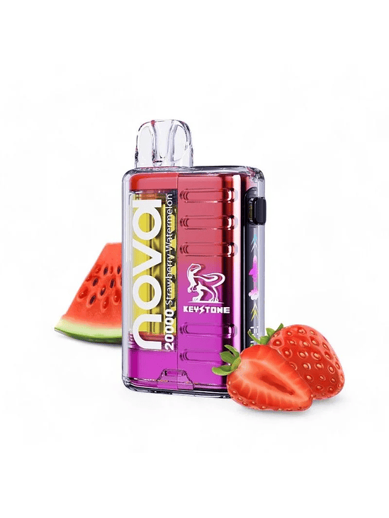 VAPORIZADOR DESECHABLE NOVA 20000 ZERO STRAWBERRY WATERMELON-KEYSTONE 1