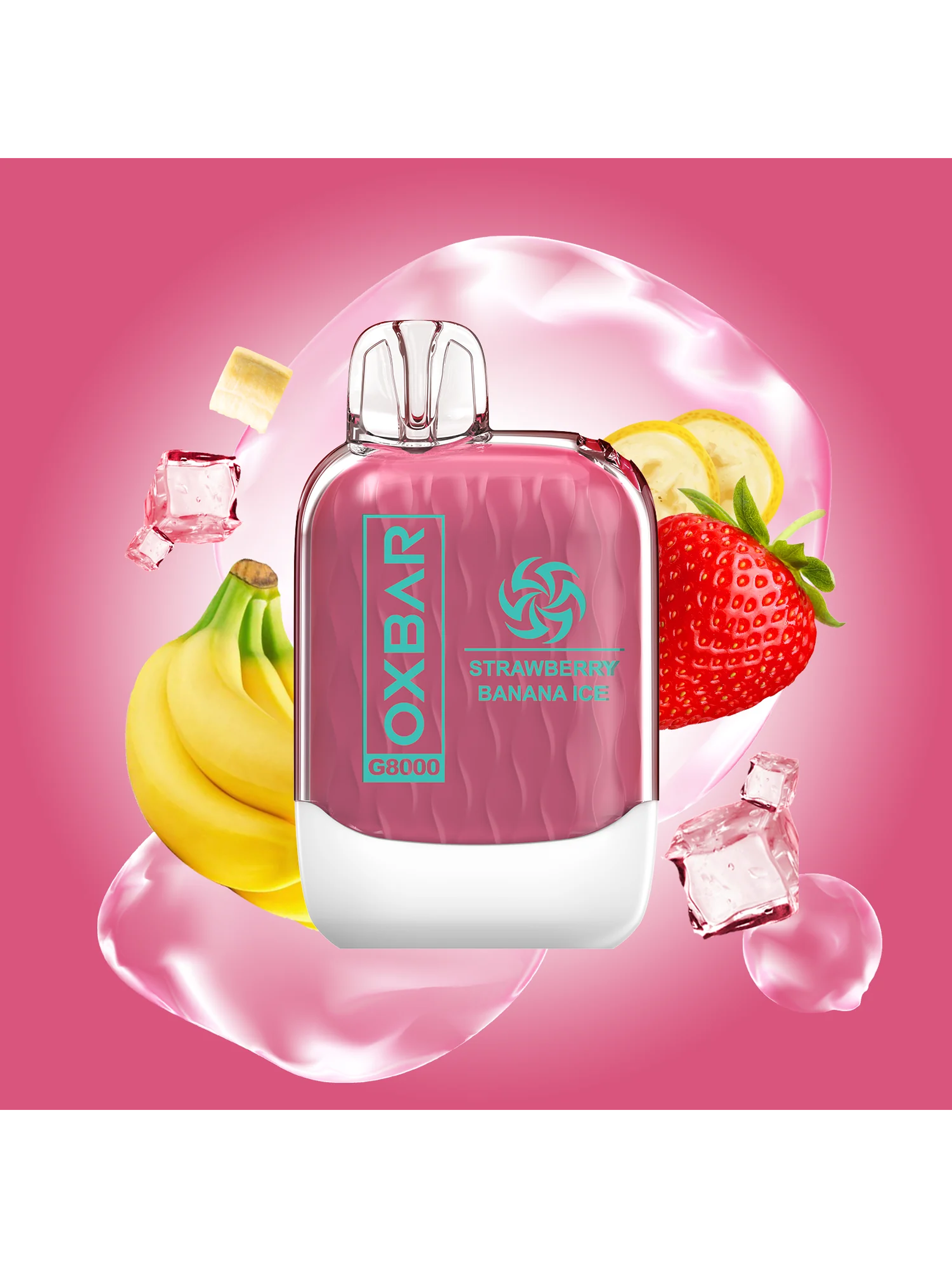 Vaporizador G8000 Frutilla Banana Ice-Oxbar 1