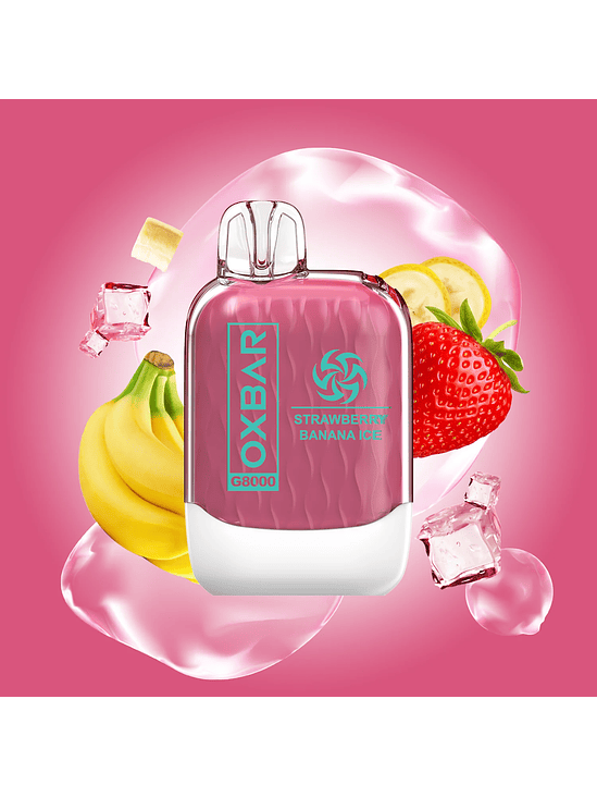 VAPORIZADOR G8000 FRUTILLA BANANA ICE-OXBAR 1