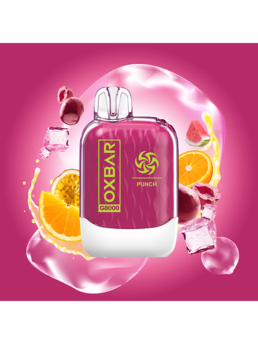 VAPORIZADOR G8000 TUTTI FRUTTI-OXBAR 1