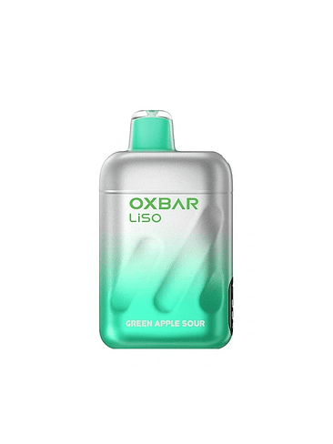 VAPORIZADOR LISO 28000 GREEN APPLE SOUR-OXBAR 1