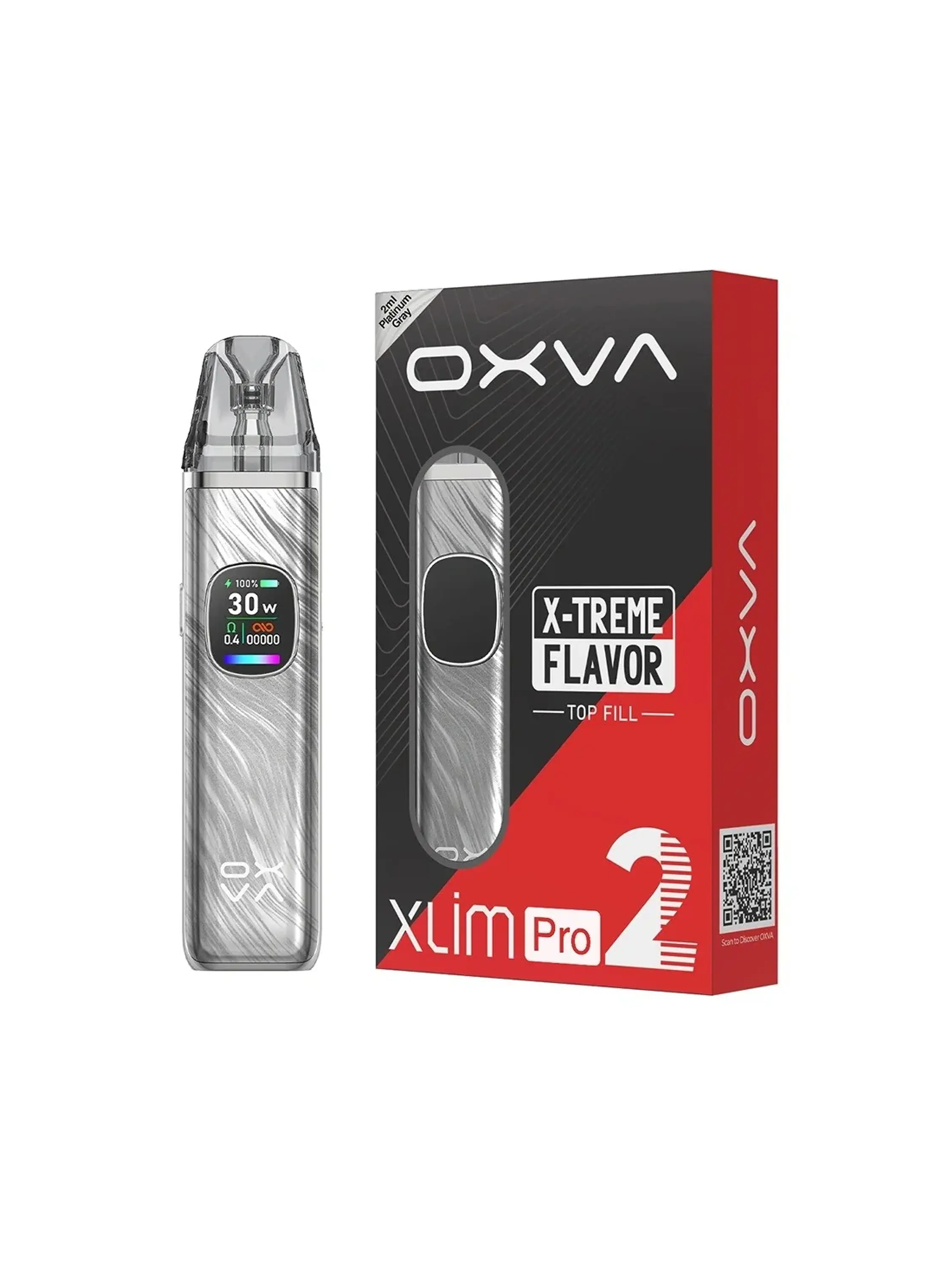 Vaporizador Esencias Xlim Pro 2 Platinum Grey-Oxva 1