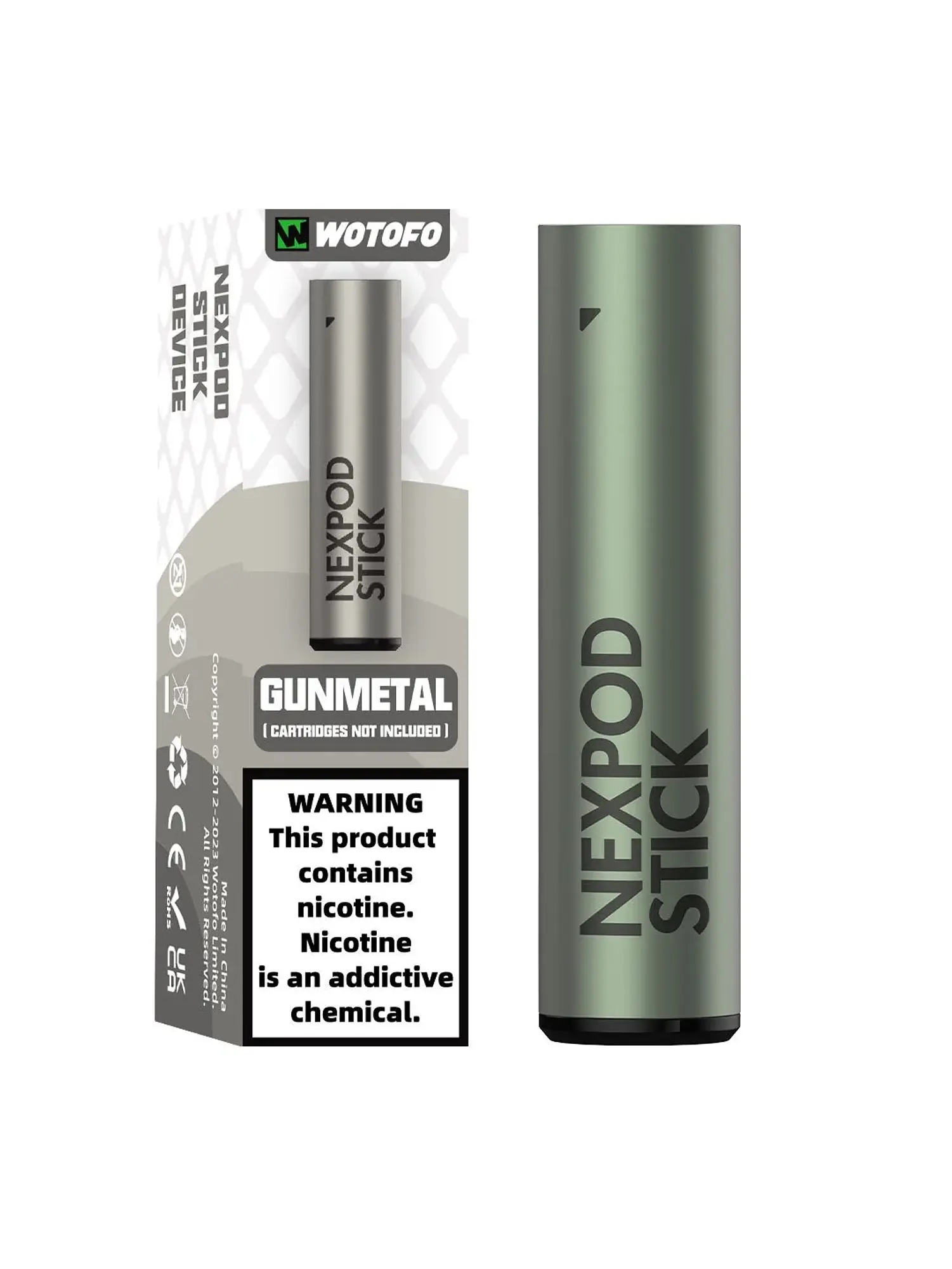 Batería Stick Nexpod Gunmetal-Wotofo 1