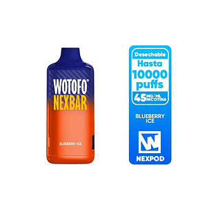 Vaporizador Nexbar 10000 Blueberry Ice-Wotofo