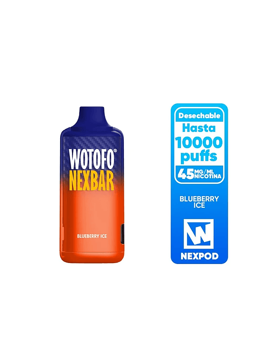 Vaporizador Nexbar 10000 Blueberry Ice-Wotofo 1