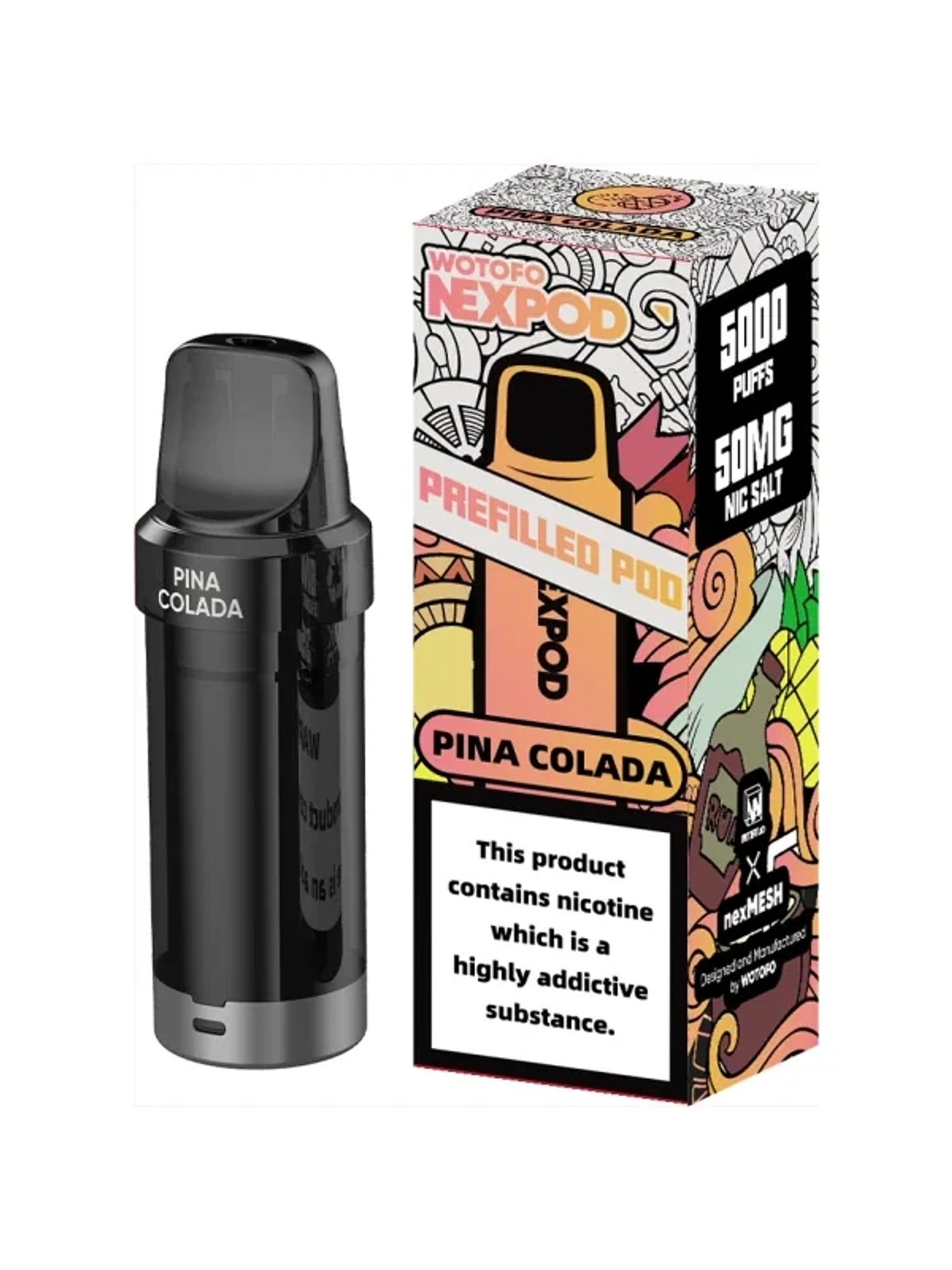 Recarga  Piña Colada 5000-Wotofo 1