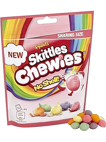 CARAMELO SKITTLES CHEWIES FRUIT NO SHELL 3