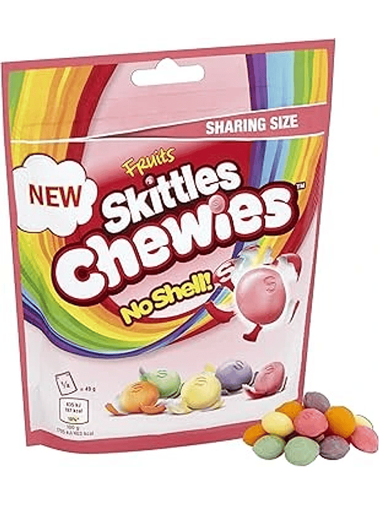 CARAMELO SKITTLES CHEWIES FRUIT NO SHELL 3