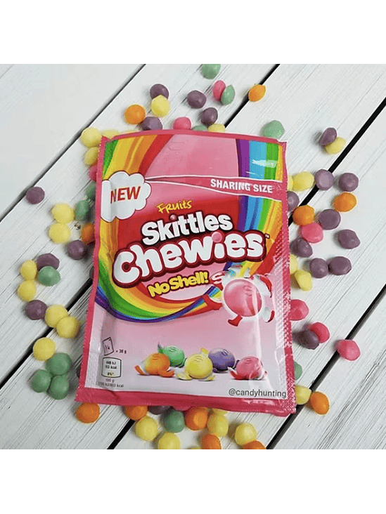 CARAMELO SKITTLES CHEWIES FRUIT NO SHELL 2