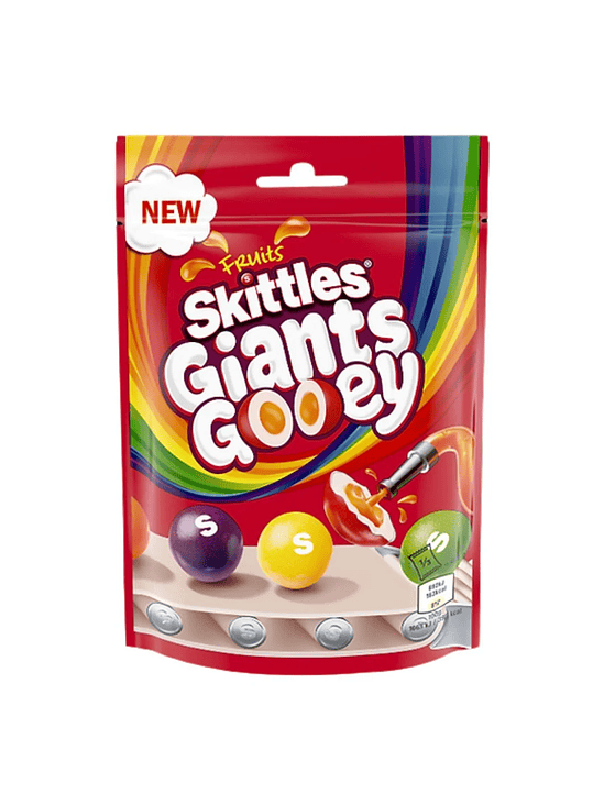 CARAMELOS GIGANTES SKITTLES FRUITS GIANT GOOEY 1