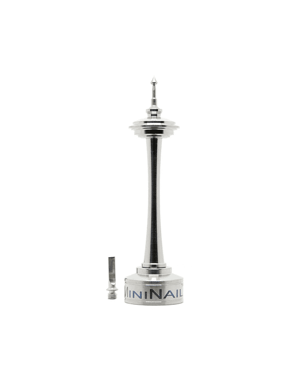 SPACE NEEDLE DABBER PLATEADO-MINI NAIL 1
