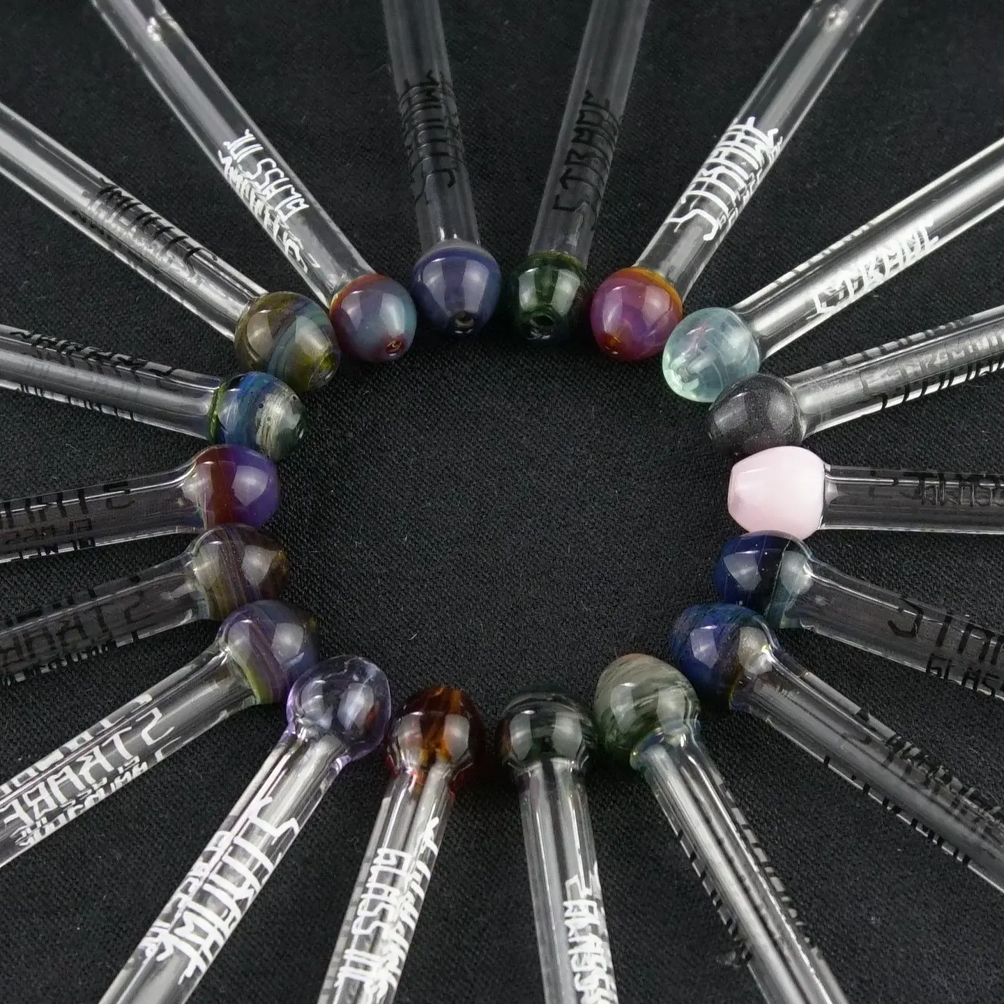 Boquilla De Vidrio Bocal Colors 6Cm 1Un-Strabe Glass 1