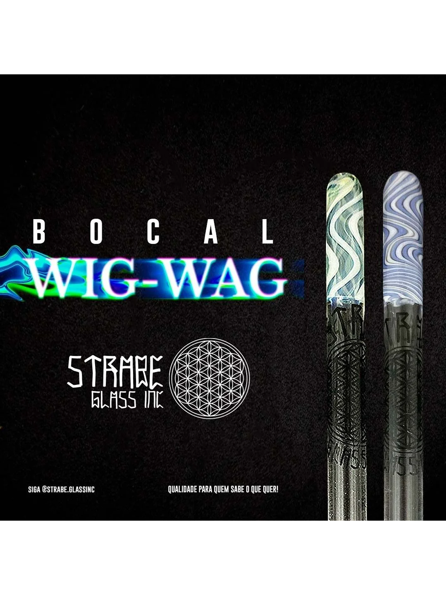 Boquilla De Vidrio Bocal Wigwag 6Cm 1Un-Strabe Glass 1