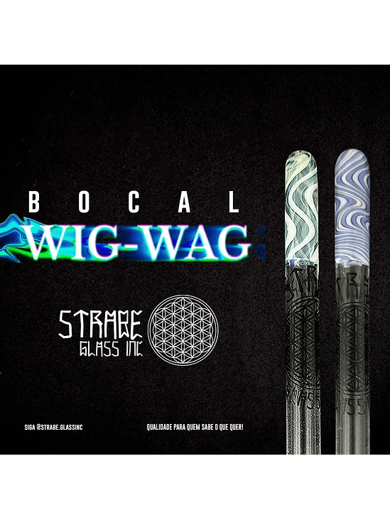BOQUILLA DE VIDRIO BOCAL WIGWAG 6CM 1UN-STRABE GLASS 1