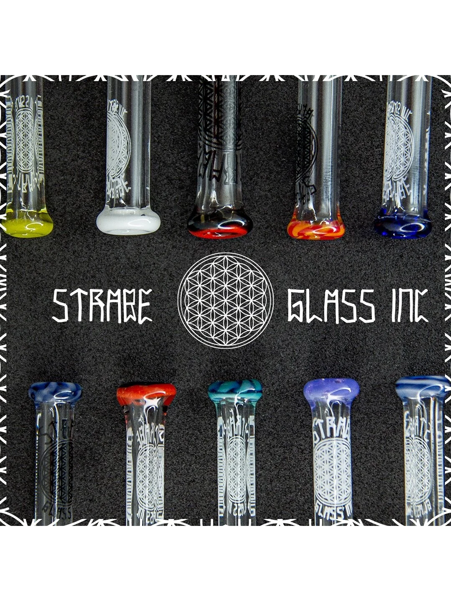 Boquilla De Vidrio Incalmo Colors 5Cm 1Un-Strabe Glass 1