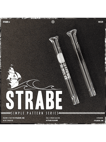 BOQUILLA DE VIDRIO SIMPLE 3.5CM -STRABE GLASS 2