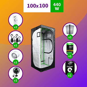 PACK LED INDOOR 100X100 APOLLO EVOLUTION PRO 16 - 480W FULL