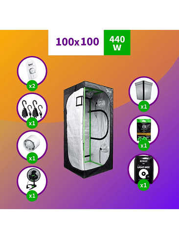 PACK LED INDOOR 100X100 APOLLO EVOLUTION PRO 16 - 480W FULL 1