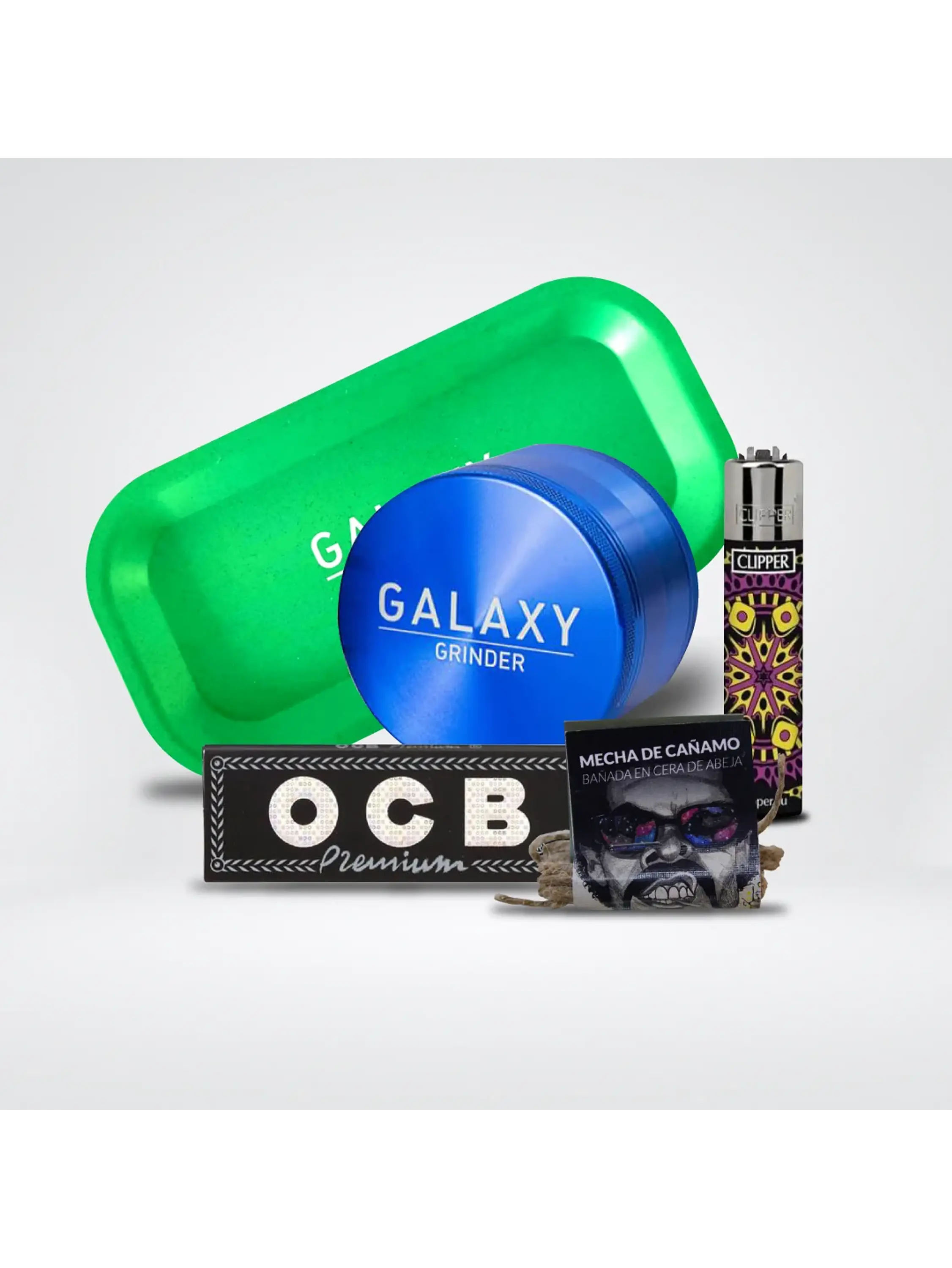 Pack Moledor Aluminio Blue 55Mm - Galaxy 1