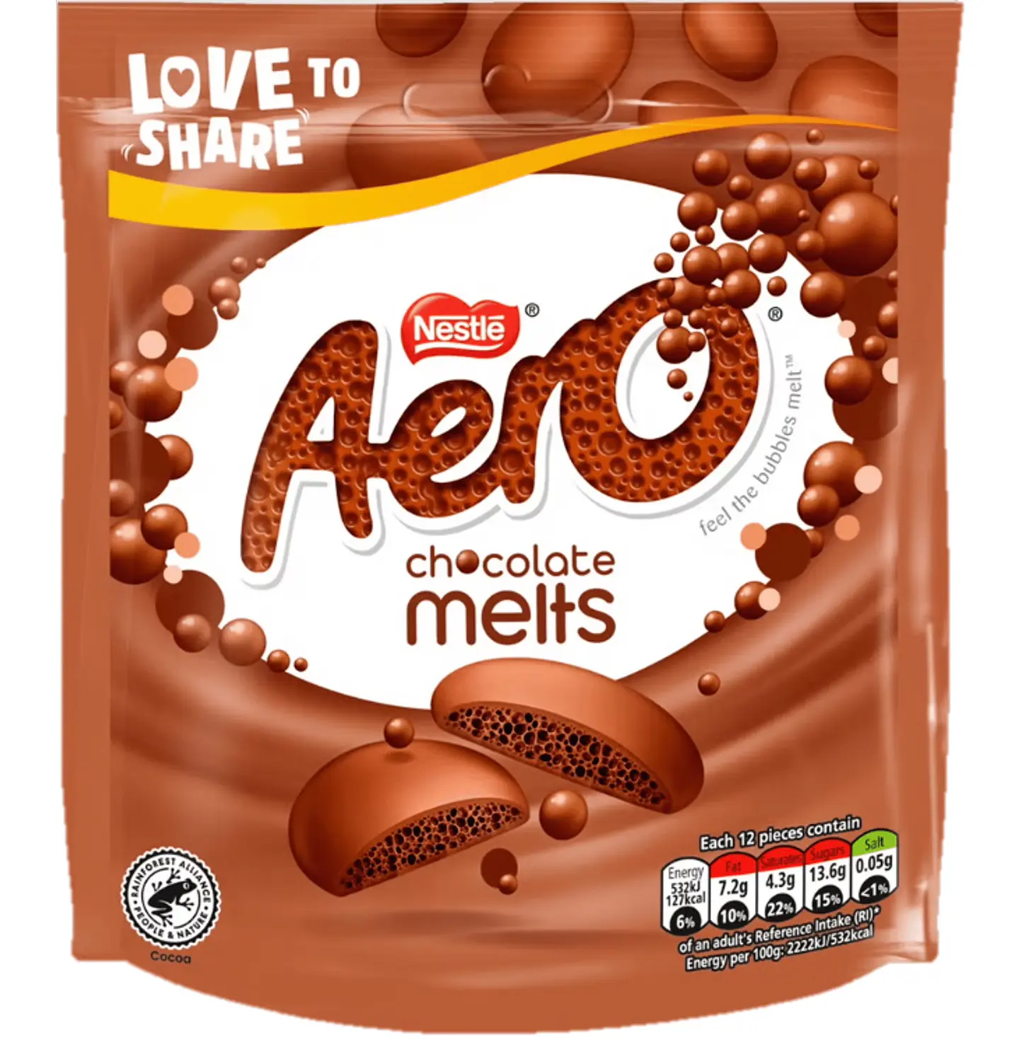 Chocolate Nestle Aero Melts 1